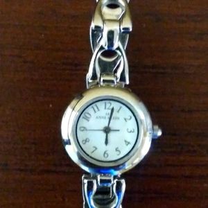 Anne Klein silver watch